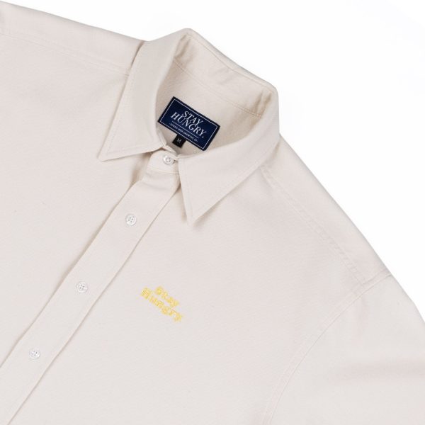 SMOOTHIE Shortsleeve Shirt - cross twill ecru Zu verkaufen – Bild 2