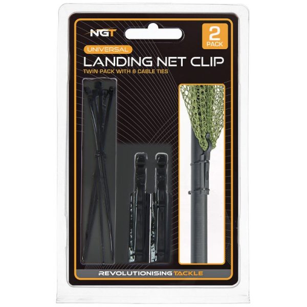 NGT Universal Landing Net Clip Kescherclip - 2er Pack Mode – Bild 3