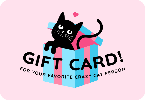 CRAZY CAT GIFT CARD! Im Angebot