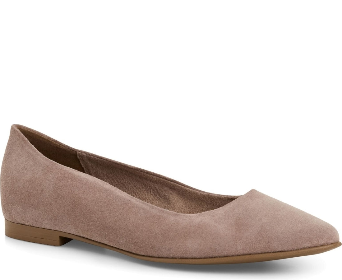 beige elegant closed ballerina Im Angebot