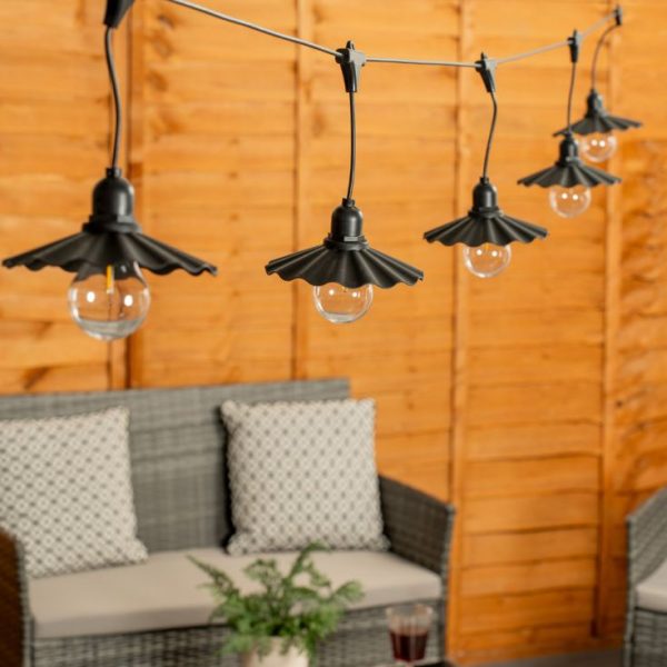 GlowDrape Schwarze Lichterkette mit Faltenoptik Im Angebot – Bild 4