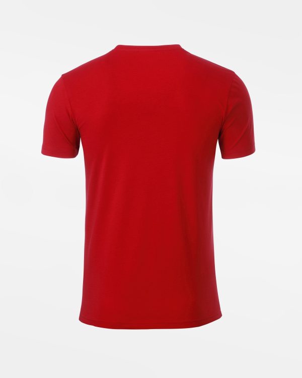 Diamond Pride Premium Light T-Shirt  Nagold Mohawks , Crest, rot Mode – Bild 2